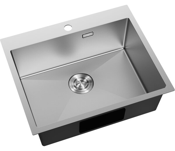 Mexen Solix zlewozmywak stalowy 1-komorowy 600 x 500 mm, inox - 6408601000-01