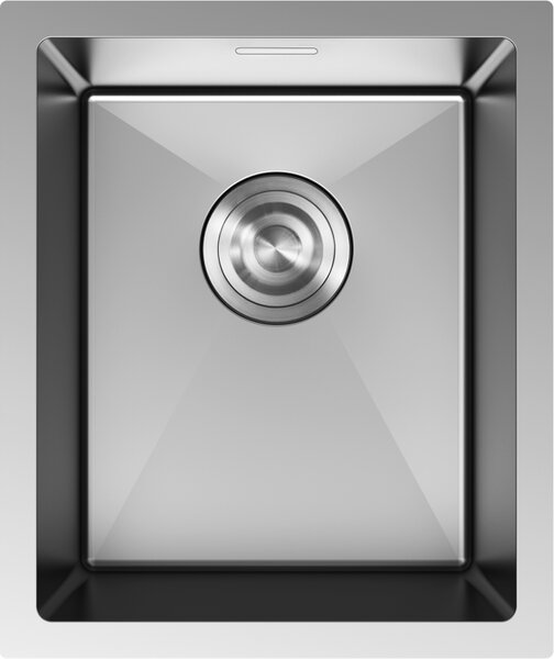 Mexen Trixo zlewozmywak stalowy 1-komorowy 370 x 440 mm, inox - 6412371000-01