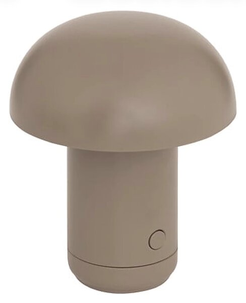LED lampa stołowa FUNGHI 11,2 cm, brązowa