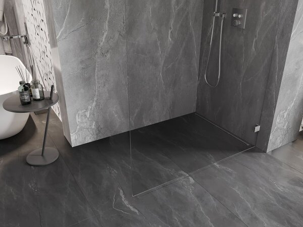 Mexen Lunar L ścianka prysznicowa Walk-in prawa 50 x 200 cm, transparent 8 mm, chrom - 830L-050-000-01-00-P