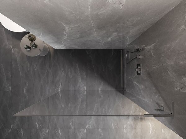 Mexen Lunar L ścianka prysznicowa Walk-in prawa 50 x 200 cm, transparent 8 mm, chrom - 830L-050-000-01-00-P