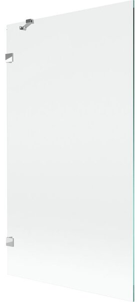 Mexen Lunar parawan nawannowy 1-skrzydłowy 100 x 150 cm, transparent, chrom - 897-100-000-01-00