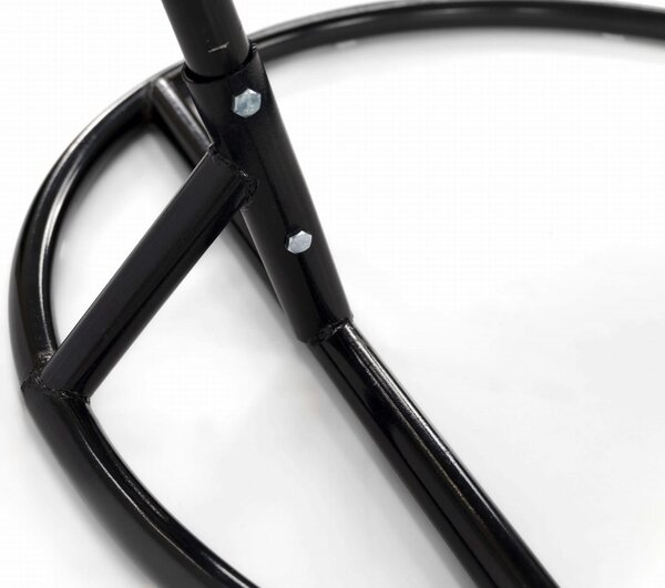 MebleMWM Fotel ogrodowy wiszący HC-001 szary technorattan, poduszka w zestawie | OUTLET