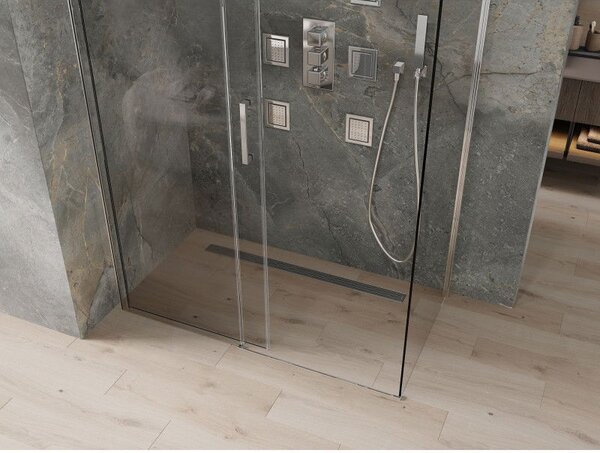 Mexen Omega kabina prysznicowa rozsuwana 160 x 90 cm, transparent, chrom - 825-160-090-01-00