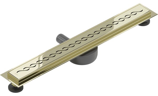 Mexen Flat 360° M18 odpływ liniowy obrotowy 50 cm, złoty - 1523050-40