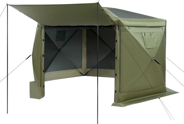 Namiot pawilon zielony 3x3m z moskitier szybki rozkad ogród patio