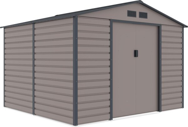 Domek ogrodowy G21 GAH 706 - 277 x 255 cm, szary