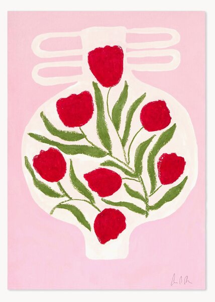 Oprawiony druk cyfrowy Vase No. 02