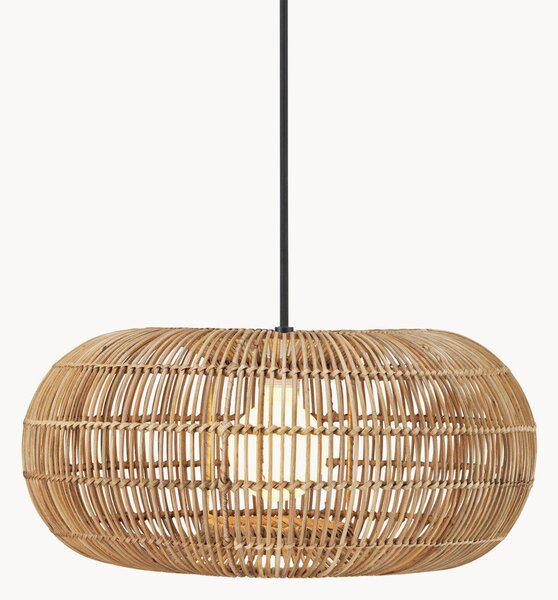 Ręcznie wykonana lampa wisząca z rattanu Zuri