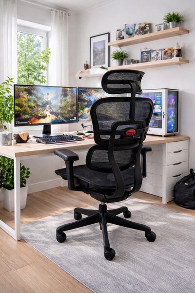 Fotel gamingowy Ergohuman 2 Ultra Black Badge