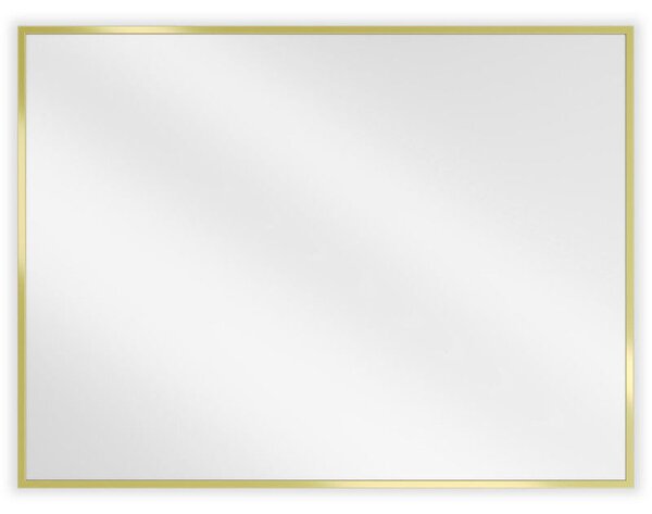 Mexen Loft lustro łazienkowe prostokątne 80 x 60 cm, rama złota - 9852-080-060-000-50