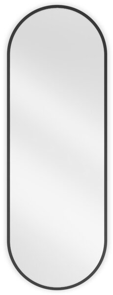 Mexen Loft lustro łazienkowe owalne 100 x 35 cm, rama czarna - 9851-100-035-000-70