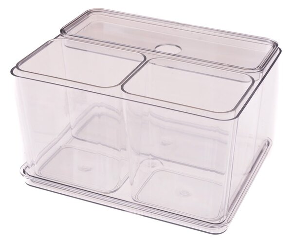 Plastikowe organizery łazienkowe zestaw 4 szt. – Casa De Engel
