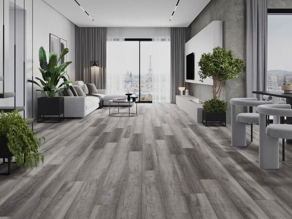 Mexen El Monte panele winylowe 1240 x 182 mm SPC 6,5 mm, podkład IXPE 1,5 mm, 4 V-Fuga, Dąb - F1011-1240-182-505-4V1-01