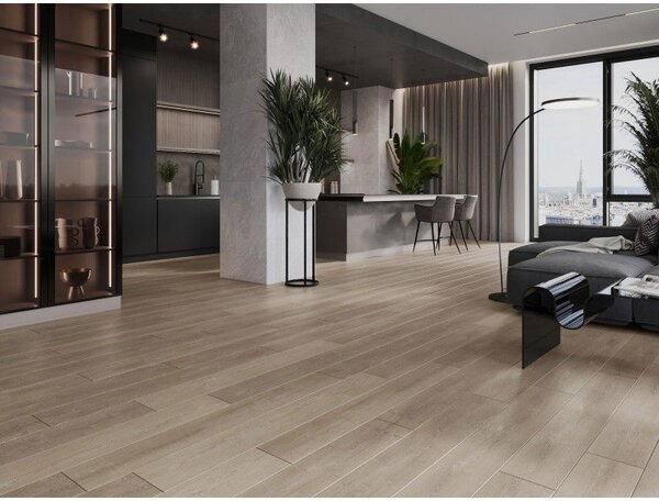 Mexen Windsor panele winylowe 1240 x 182 mm SPC 6,5 mm, podkład IXPE 1,5 mm, 4 V-Fuga, Dąb - F1016-1240-182-505-4V1-01