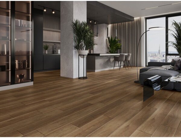 Mexen Queen Creek panele winylowe 1240 x 182 mm SPC 6,5 mm, podkład IXPE 1,5 mm, 4 V-Fuga, Dąb - F1013-1240-182-505-4V1-01