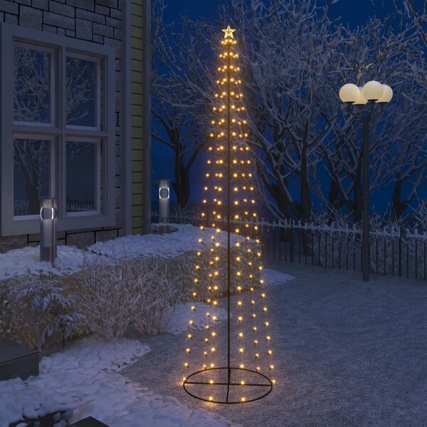 Ozdoba świąteczna w kształcie choinki, 136 LED, 70x240 cm
