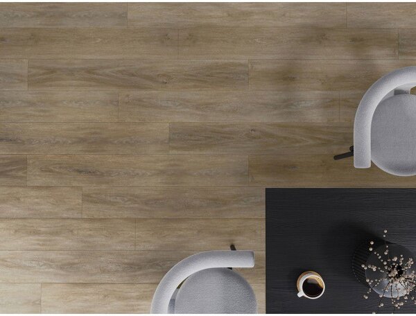 Mexen Palermo panele winylowe 1240 x 182 mm SPC 6,5 mm, podkład IXPE 1,5 mm, 4 V-Fuga, Dąb - F1025-1240-182-505-4V1-01