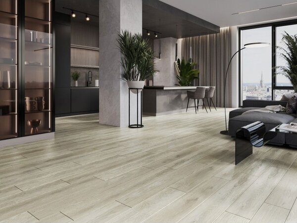 Mexen Sky Valley panele winylowe 1240 x 182 mm SPC 6,5 mm, podkład IXPE 1,5 mm, 4 V-Fuga, Dąb - F1040-1240-182-505-4V1-01
