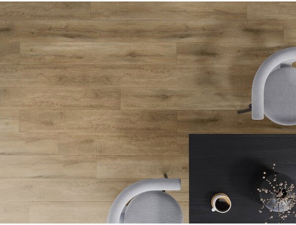 Mexen Long Creek panele winylowe 1240 x 182 mm SPC 6,5 mm, podkład IXPE 1,5 mm, 4 V-Fuga, Dąb - F1050-1240-182-505-4V1-01