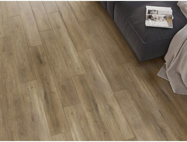 Mexen Long Creek panele winylowe 1240 x 182 mm SPC 6,5 mm, podkład IXPE 1,5 mm, 4 V-Fuga, Dąb - F1050-1240-182-505-4V1-01