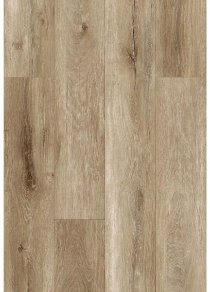 Mexen Long Creek panele winylowe 1240 x 182 mm SPC 6,5 mm, podkład IXPE 1,5 mm, 4 V-Fuga, Dąb - F1050-1240-182-505-4V1-01