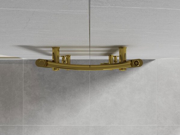 Mexen Ares grzejnik łazienkowy 500 x 400 mm, 142 W, złoty - W102-0500-400-00-50