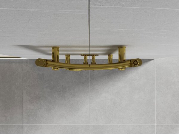 Mexen Ares grzejnik łazienkowy 700 x 400 mm, 189 W, złoty - W102-0700-400-00-50
