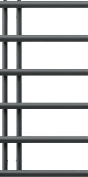 Mexen Jukon grzejnik łazienkowy dekoracyjny 988 x 500 mm, 461 W, antracyt - W116-0988-500-00-66