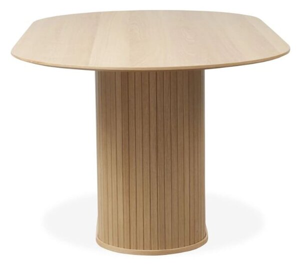 Stół z blatem w dekorze dębu 95x180 cm Nola – Unique Furniture