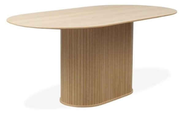 Stół z blatem w dekorze dębu 95x180 cm Nola – Unique Furniture