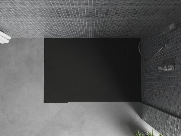 Mexen Otto brodzik prostokątny SMC 100 x 90 cm, czarny - 4N709010