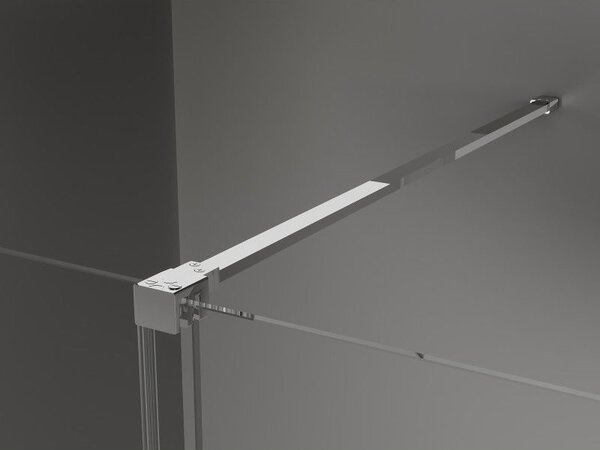 Mexen Velar ścianka prysznicowa rozsuwana Walk-in 70 x 200 cm, transparent 8 mm, chrom - 871-070-000-03-01