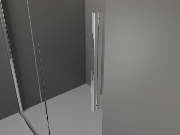 Mexen Velar ścianka prysznicowa rozsuwana Walk-in 70 x 200 cm, transparent 8 mm, chrom - 871-070-000-03-01