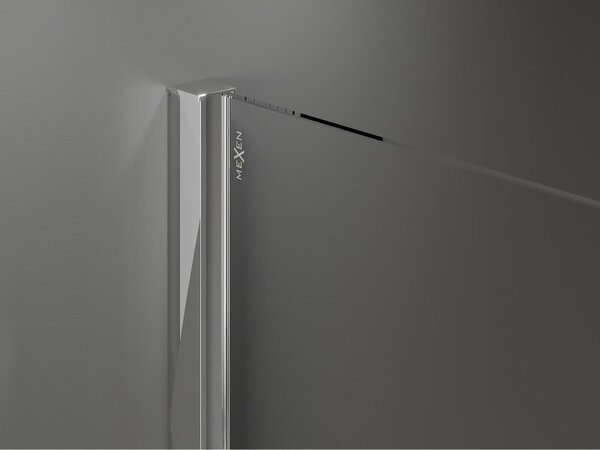 Mexen Velar ścianka prysznicowa rozsuwana Walk-in 70 x 200 cm, transparent 8 mm, chrom - 871-070-000-03-01