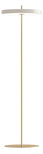 Biała lampa stojąca LED ze ściemniaczem i metalowym kloszem (wysokość 151 cm) Asteria Floor – UMAGE