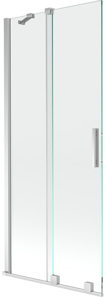 Mexen Velar parawan nawannowy 2-skrzydłowy rozsuwany 85 x 150 cm, transparent, chrom - 896-085-000-01-01