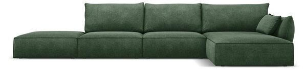Ciemnozielony narożnik (prawostronny) Vanda – Mazzini Sofas