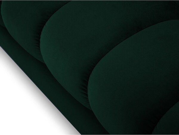 Ciemnozielona aksamitna sofa Cosmopolitan Design Bali
