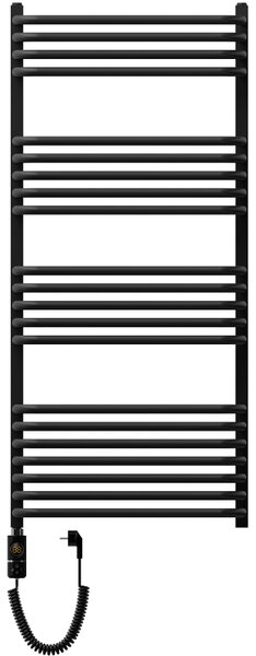 Mexen Apollo grzejnik elektryczny 1210 x 550 mm, 600 W, czarny - W117-1210-550-2600-70
