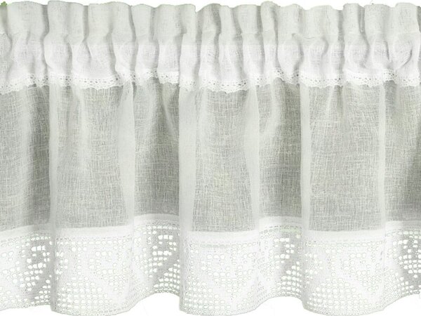Firana gotowa EUROFIRANY Gabi 150 x 30 cm Kremowy