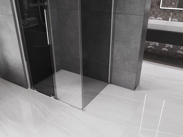 Mexen Velar kabina prysznicowa rozsuwana 100 x 85 cm, grafit, chrom - 871-100-085-41-01
