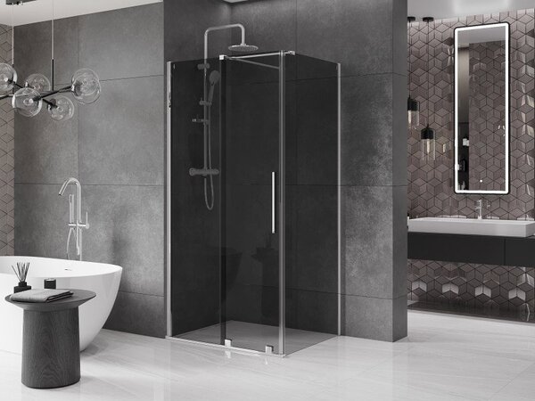 Mexen Velar kabina prysznicowa rozsuwana 100 x 85 cm, grafit, chrom - 871-100-085-41-01