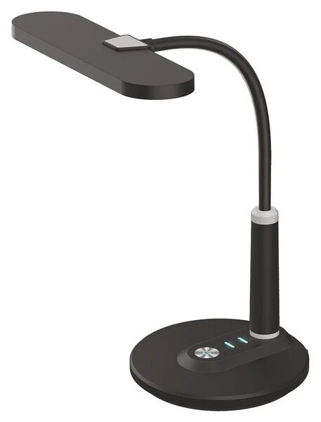 Czarna lampka biurkowa ze zmianą barwy i natężenia światła - A509 G3-F75