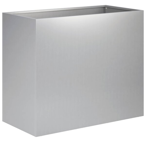 Doniczka ogrodowa srebrny 60 x 30 x 40 cm Stal ocynkowana