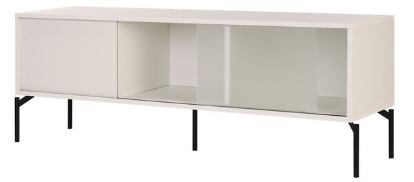 Szarobeżowa szafka pod TV 160x60x42 cm Met – noo.ma