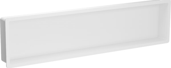 Mexen X-Wall-K półka wnękowa z konglomeratu 122,7 x 30,7 cm, biała - 1900123010
