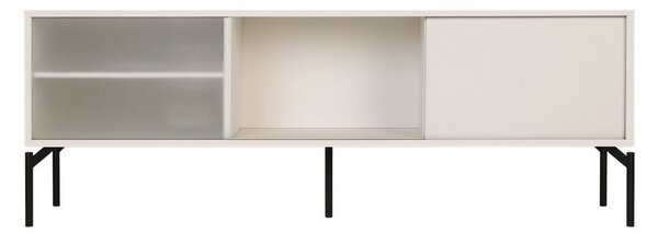 Szarobeżowa szafka pod TV 160x60x42 cm Met – noo.ma