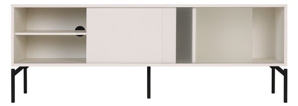 Szarobeżowa szafka pod TV 160x60x42 cm Met – noo.ma