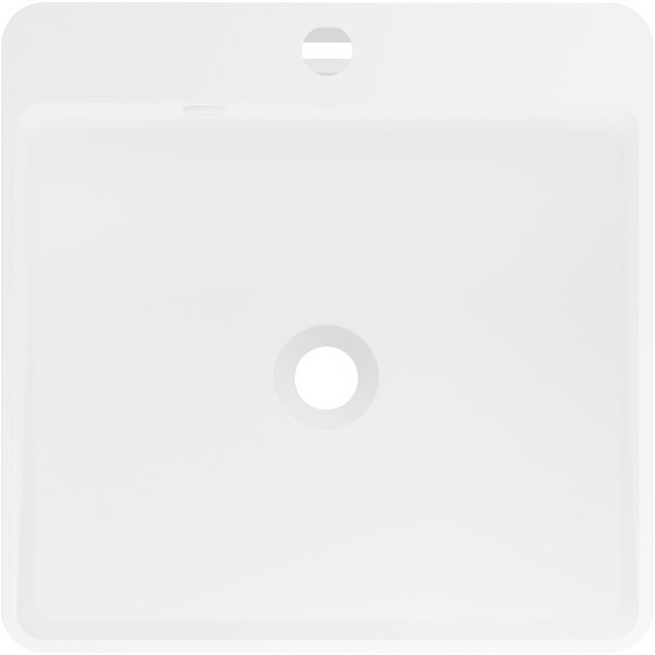 Mexen Neva umywalka wolnostojąca z konglomeratu 45 x 45 cm, biała mat - 26614500